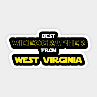 Best Videographer from West Virginia Sticker